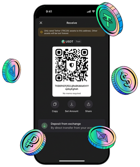 Pay directly from your wallet QR preview