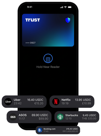 Pay with no limits NFC and transactions preview